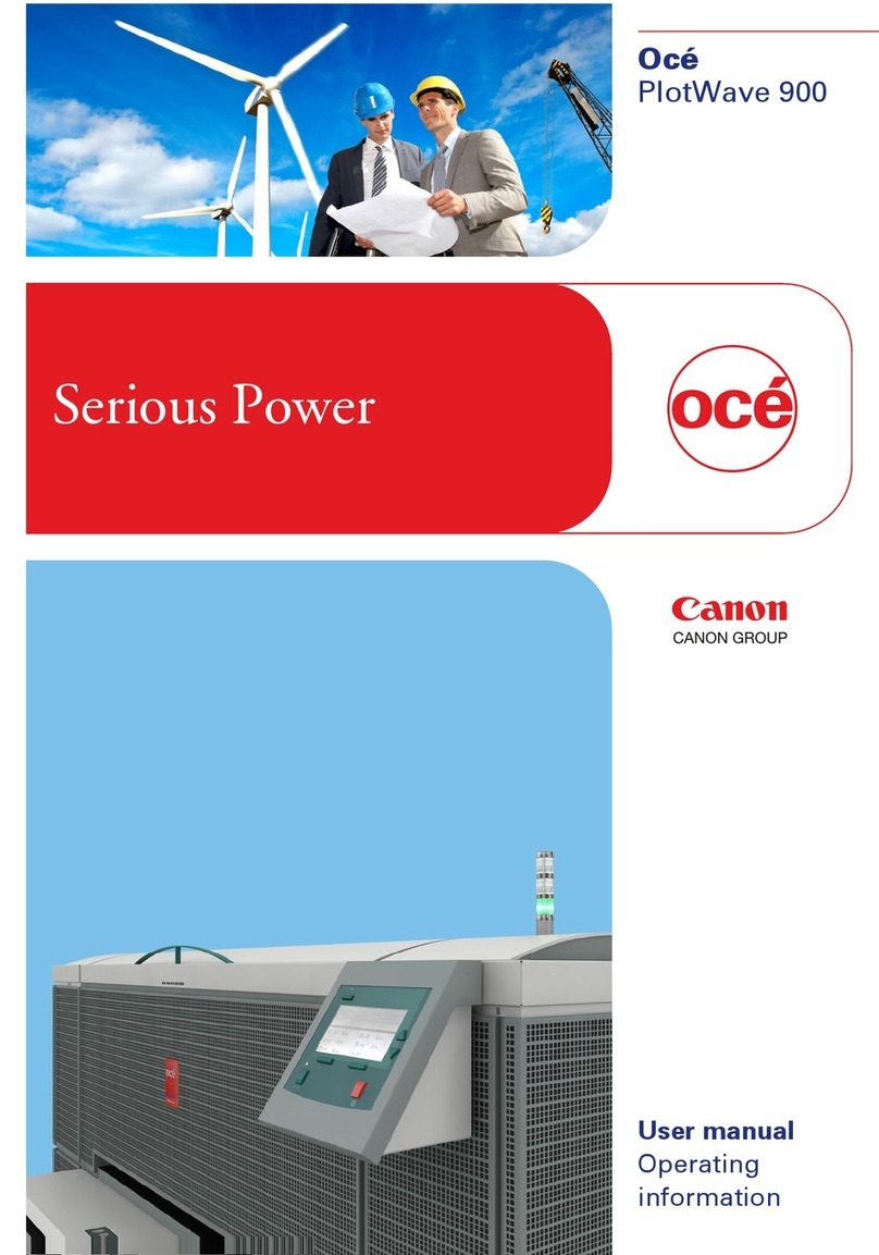 Oce PlotWave 900 User manual
