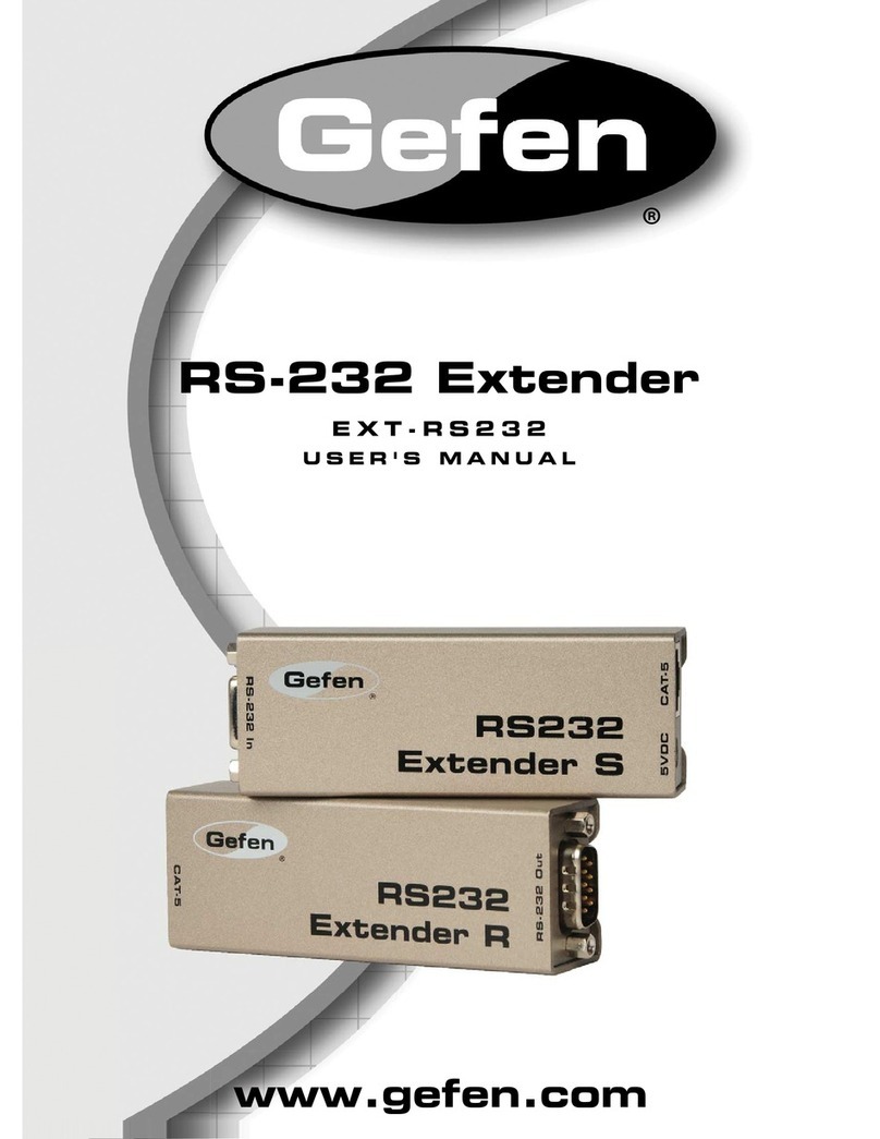 Gefen RS-232 user manual