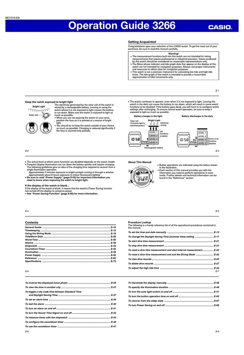Casio 3266 User manual