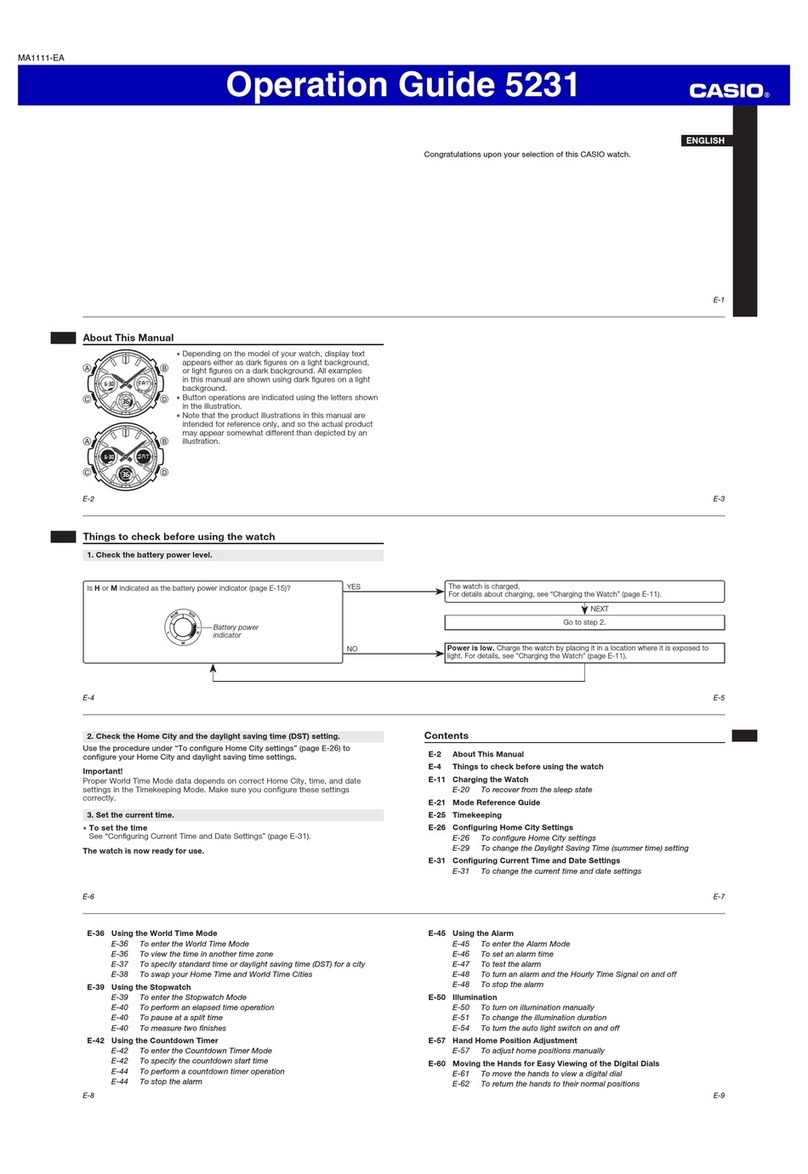 Casio 5231 User manual Casio 5231 User manual