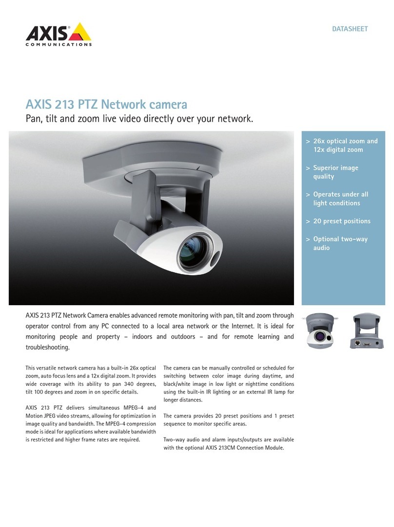 Axis AXIS 213 User manual