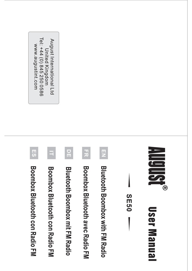 August SE50 user manual