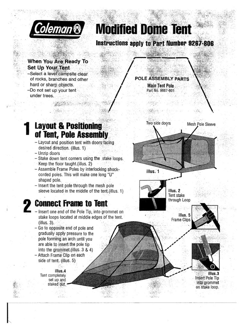 Coleman 9267-806 instructions