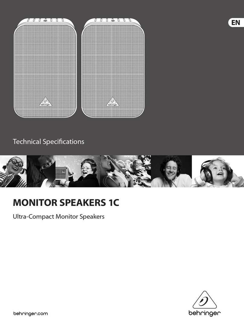 Behringer 1C Technical specifications