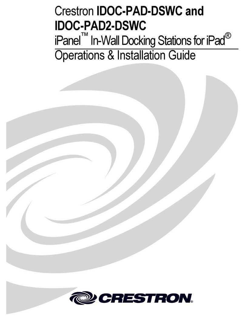 Crestron IDOC-PAD-DSWC How to use