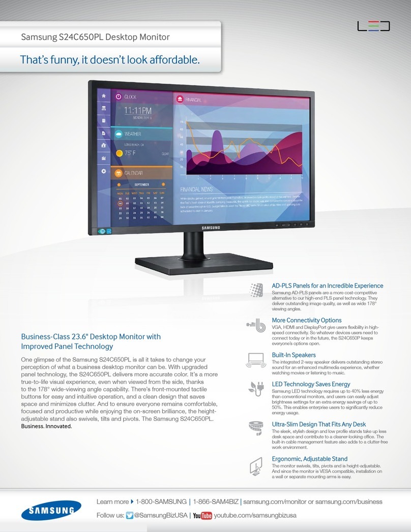 Samsung S24C650PL User manual