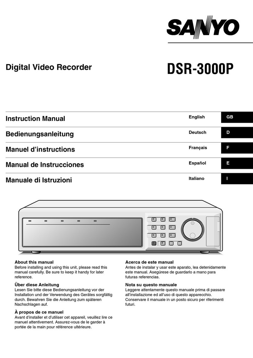Sanyo DSR-3000P User manual