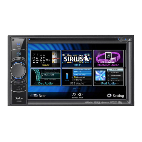 Clarion NX501 Repair manual