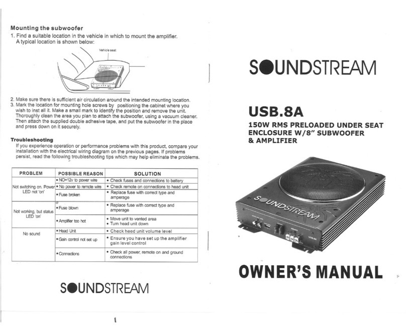 Soundstream USB.8A User manual