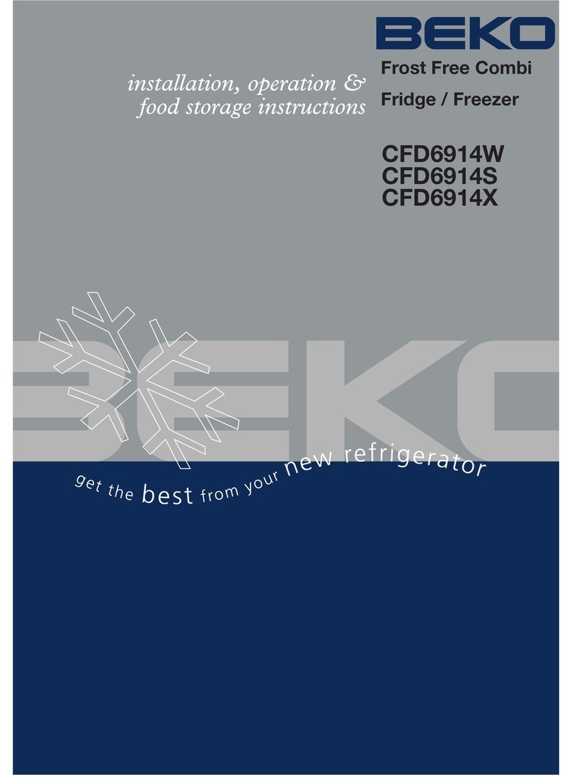 Beko CFD6914W User manual