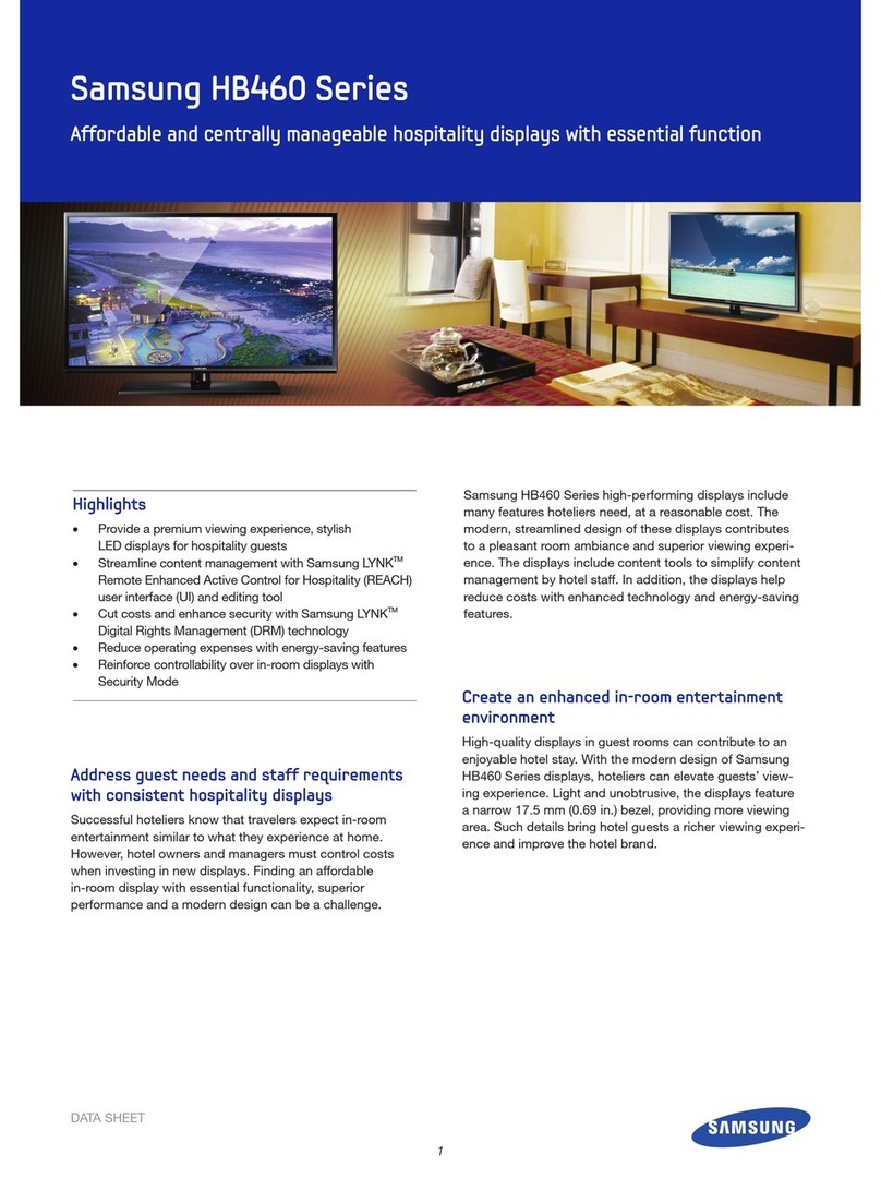 Samsung HB460 Series Specifications