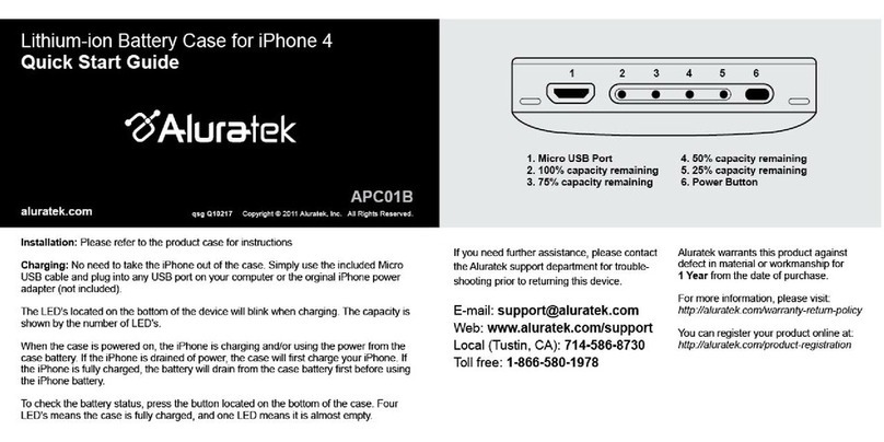 Aluratek apc01b quick start guide