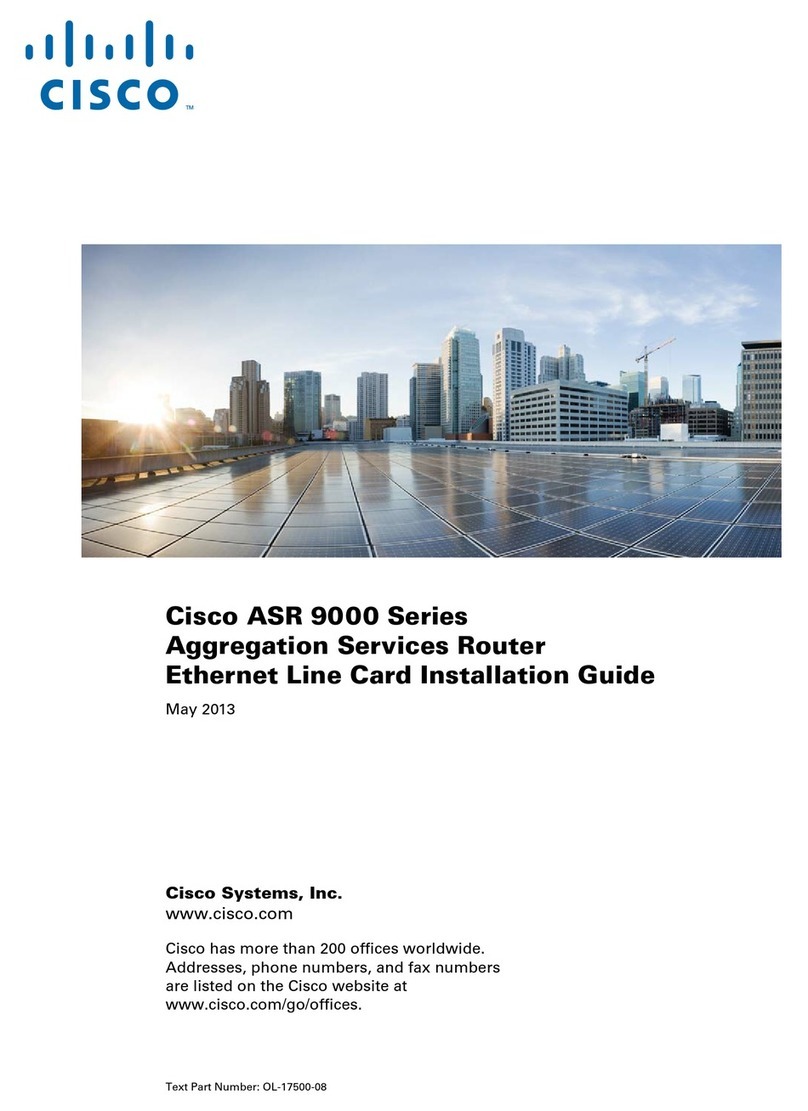 Cisco ASR 9000 Series User manual Cisco ASR 9000 Series User manual