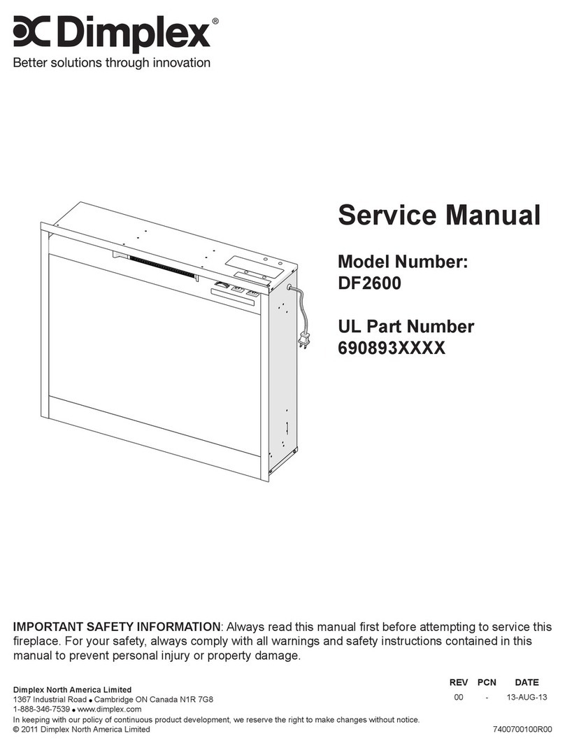 Dimplex DF2600 Service manual