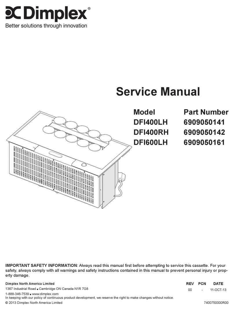 Dimplex Optimyst DFI400LH Service manual Dimplex Optimyst DFI400LH Service manual