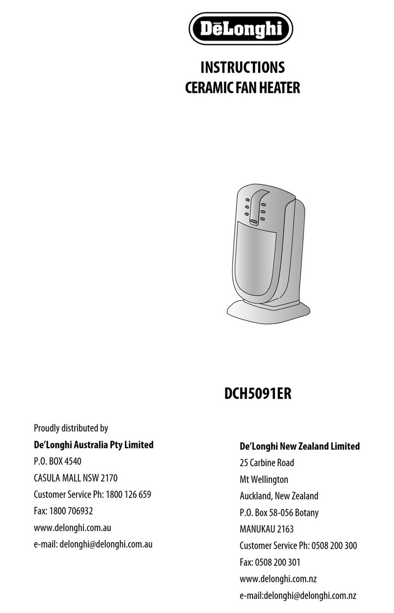 DeLonghi DCH5091ER instructions