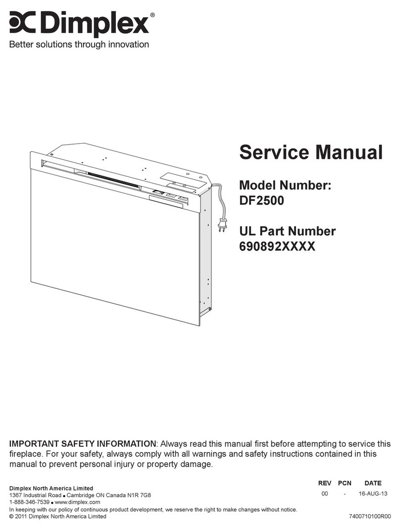 Dimplex DF2500 Service manual Dimplex DF2500 Service manual