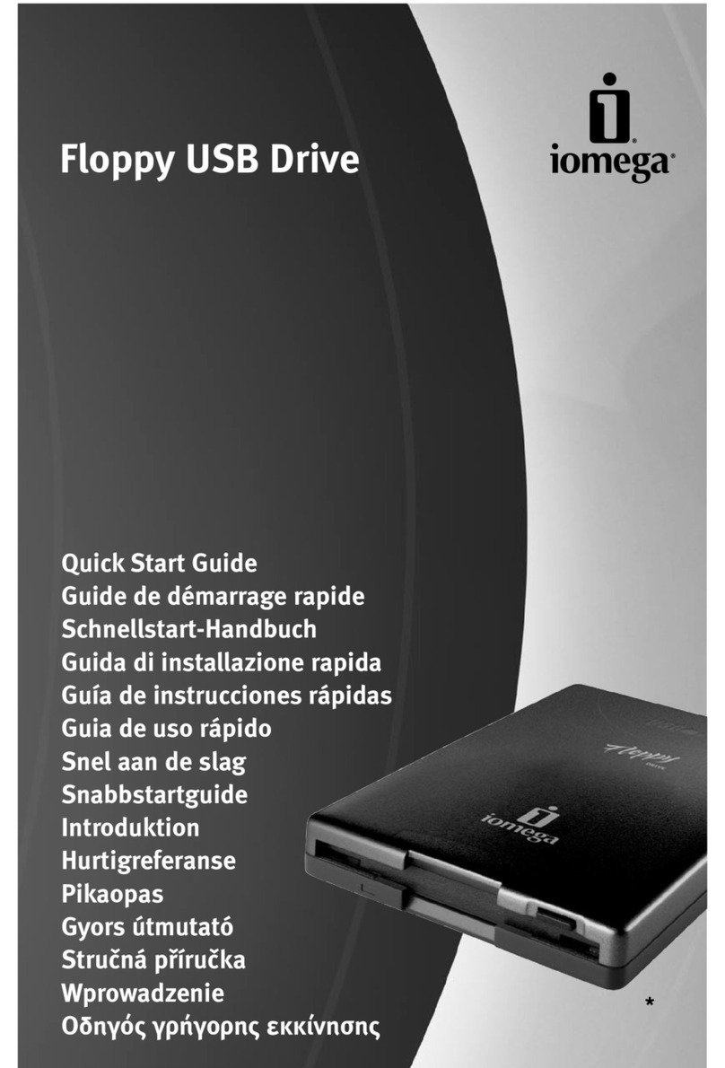 Iomega 32633 - Floppy USB-Powered - 1.44 MB Disk... quick start guide
