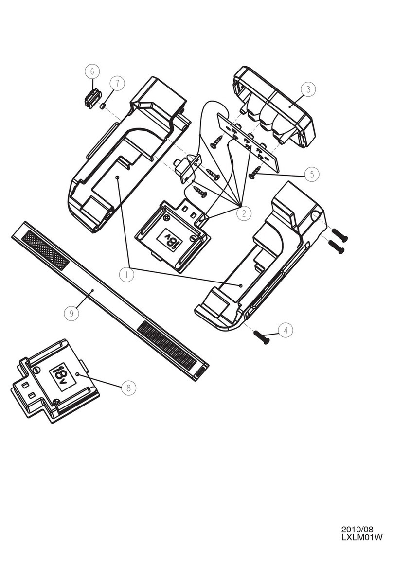 Makita LXLM01 Parts Breakdown