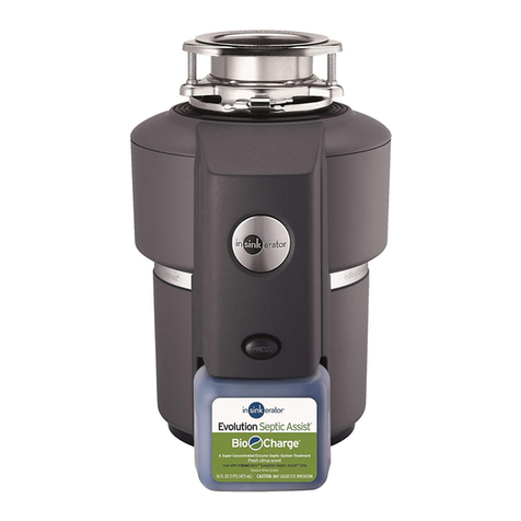 InSinkErator Evolution Septic Assist User manual