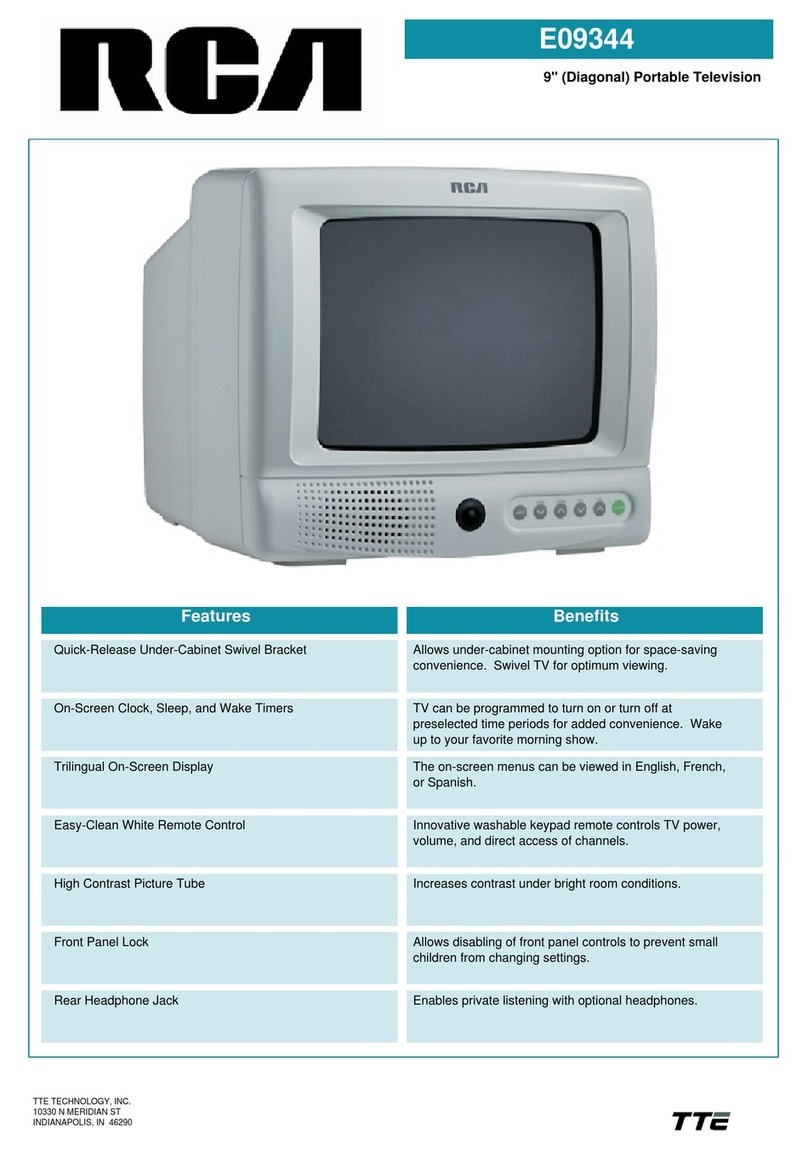 RCA E09344 User manual