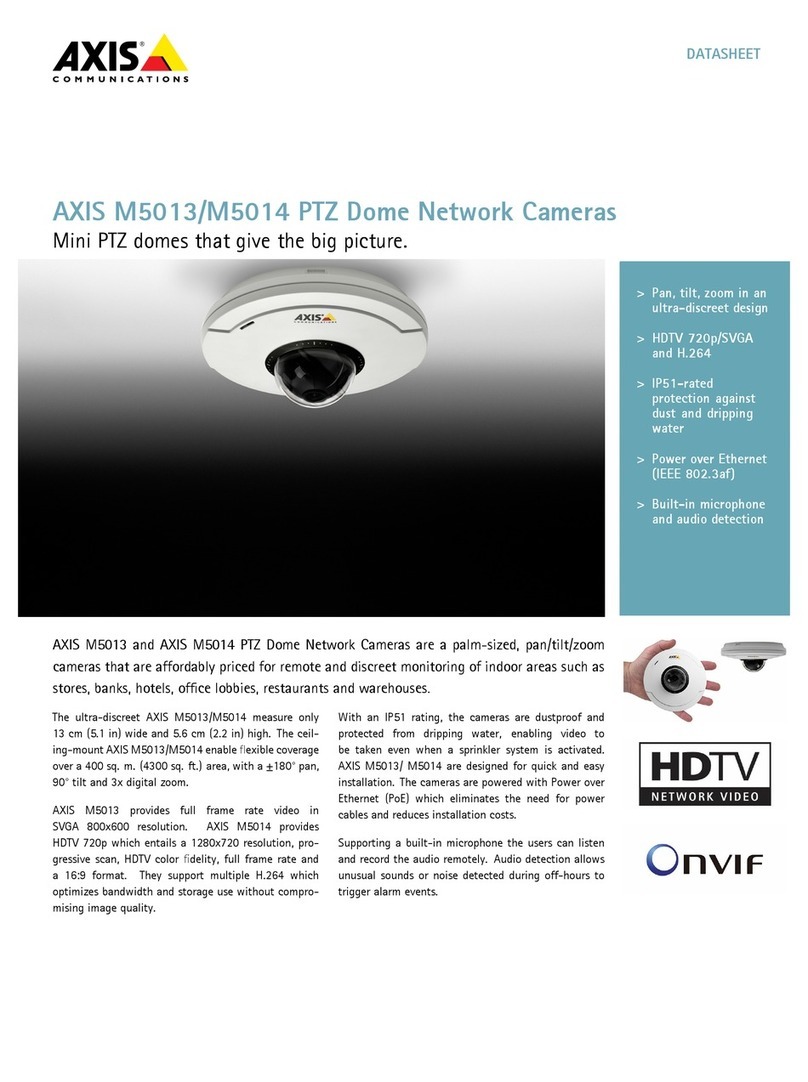 Axis M5013 datasheet