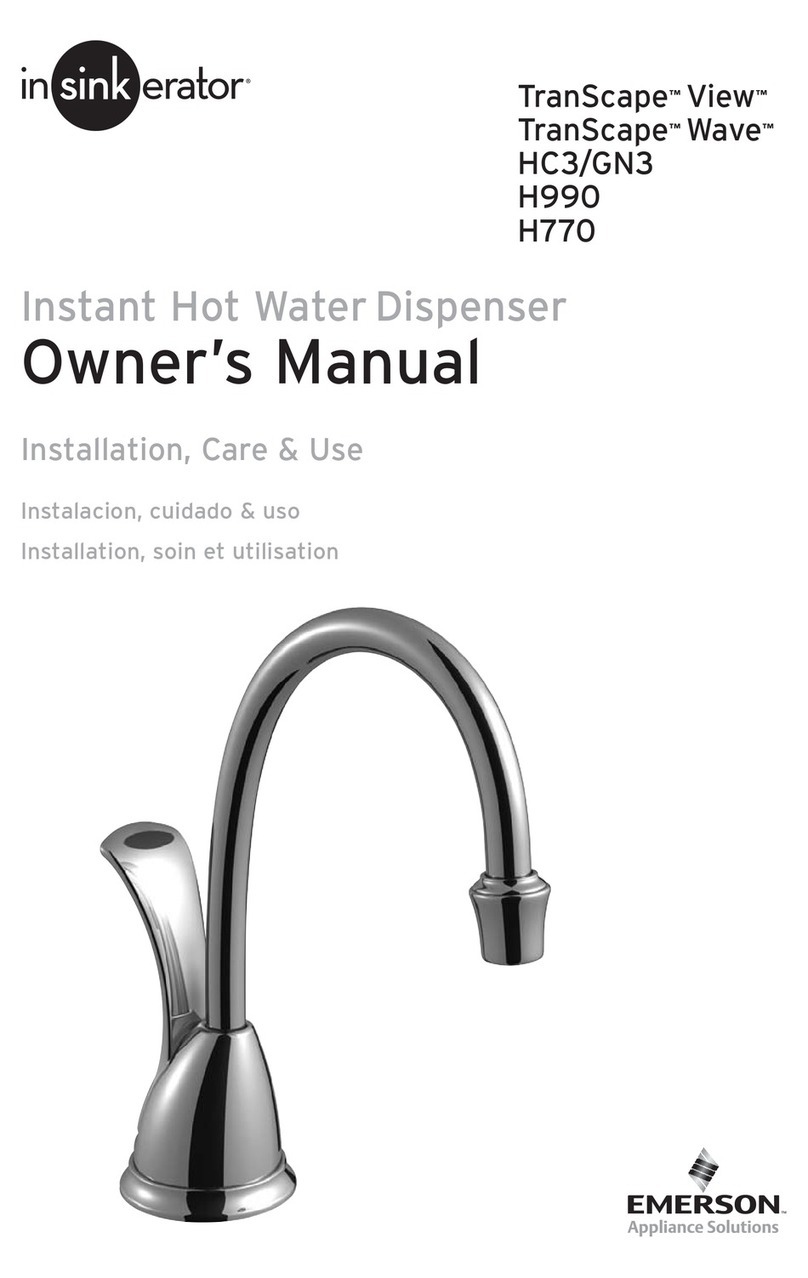 InSinkErator Invite H770-SS owner's manual