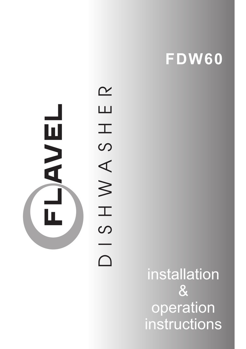 Flavel FDW60 Installation instructions