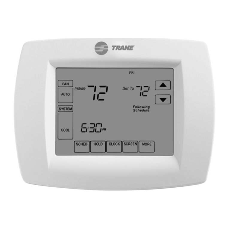 Trane TCONT 800 Series User manual