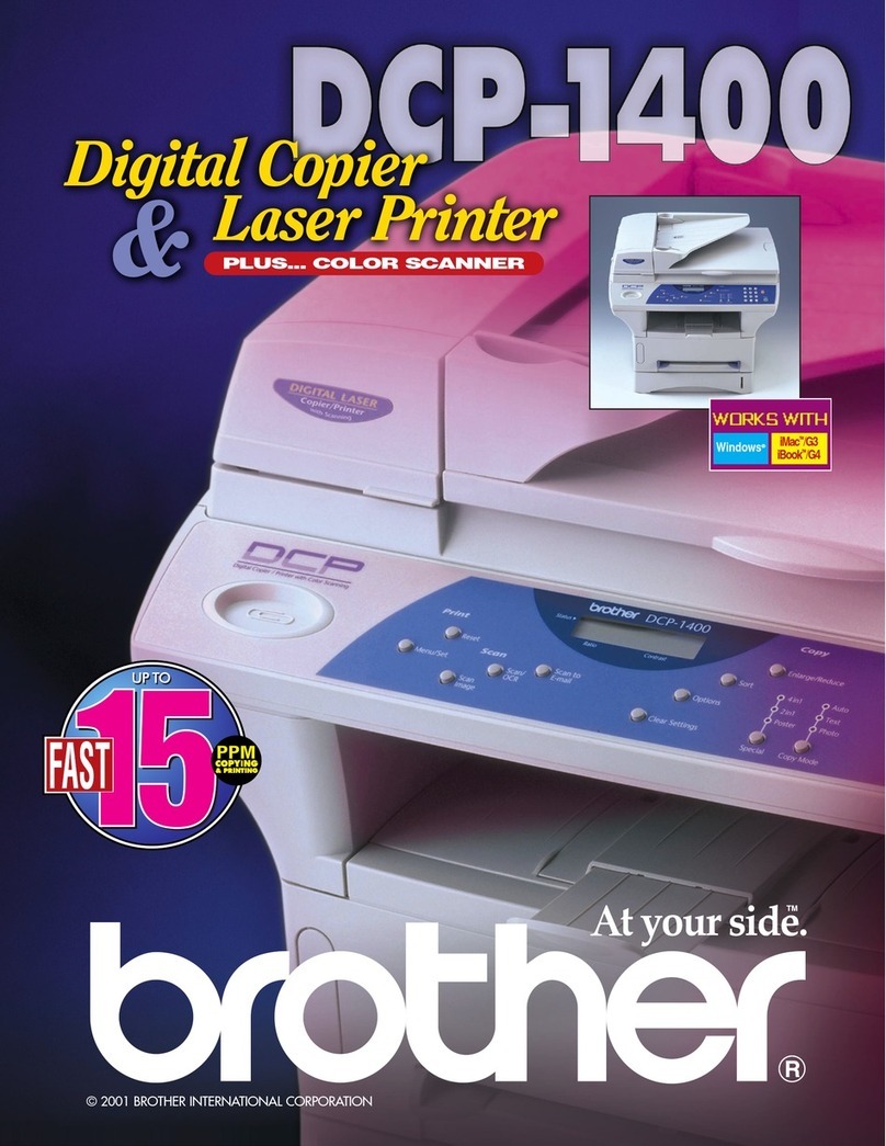 Brother DCP-1400 Brochure & specs