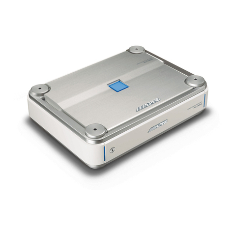 Alpine PDX-1.600M - Amplifier User manual