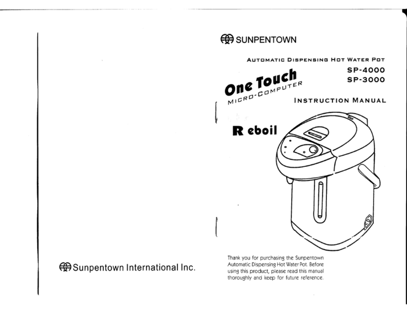 Sunpentown SP-4000 instruction manual
