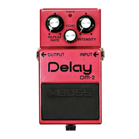 BOSSCO Delay DM-2 instructions
