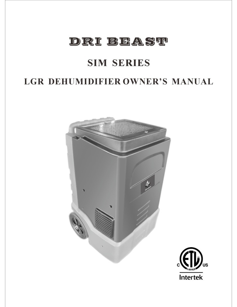 DRI BEAST SIM Series owner's manual