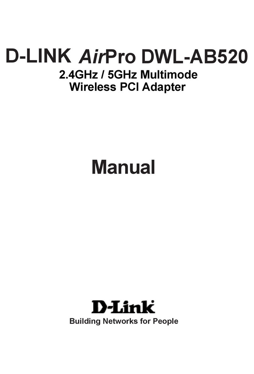 D-Link AirPro DWL-AB520 User manual