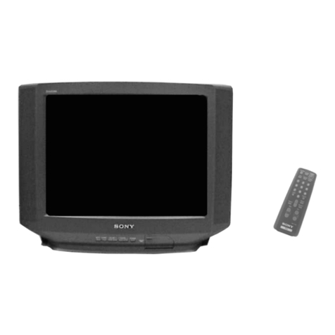 Sony TRINITRON KV-21ME43 User manual Sony TRINITRON KV-21ME43 User manual