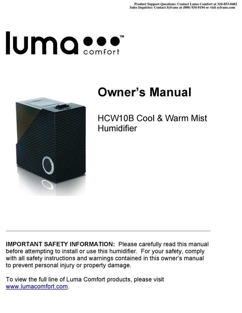 Luma Comfort HCW10B User manual