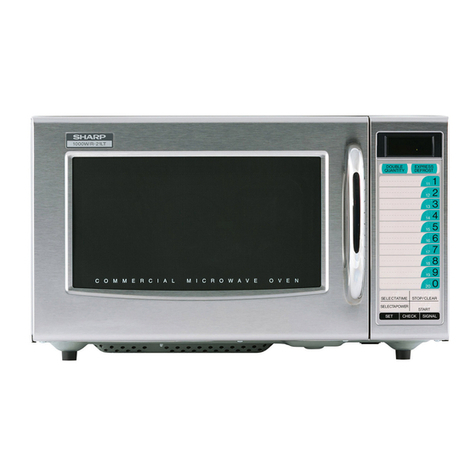 Sharp R-21LTF - Oven Microwave 1000 W User manual