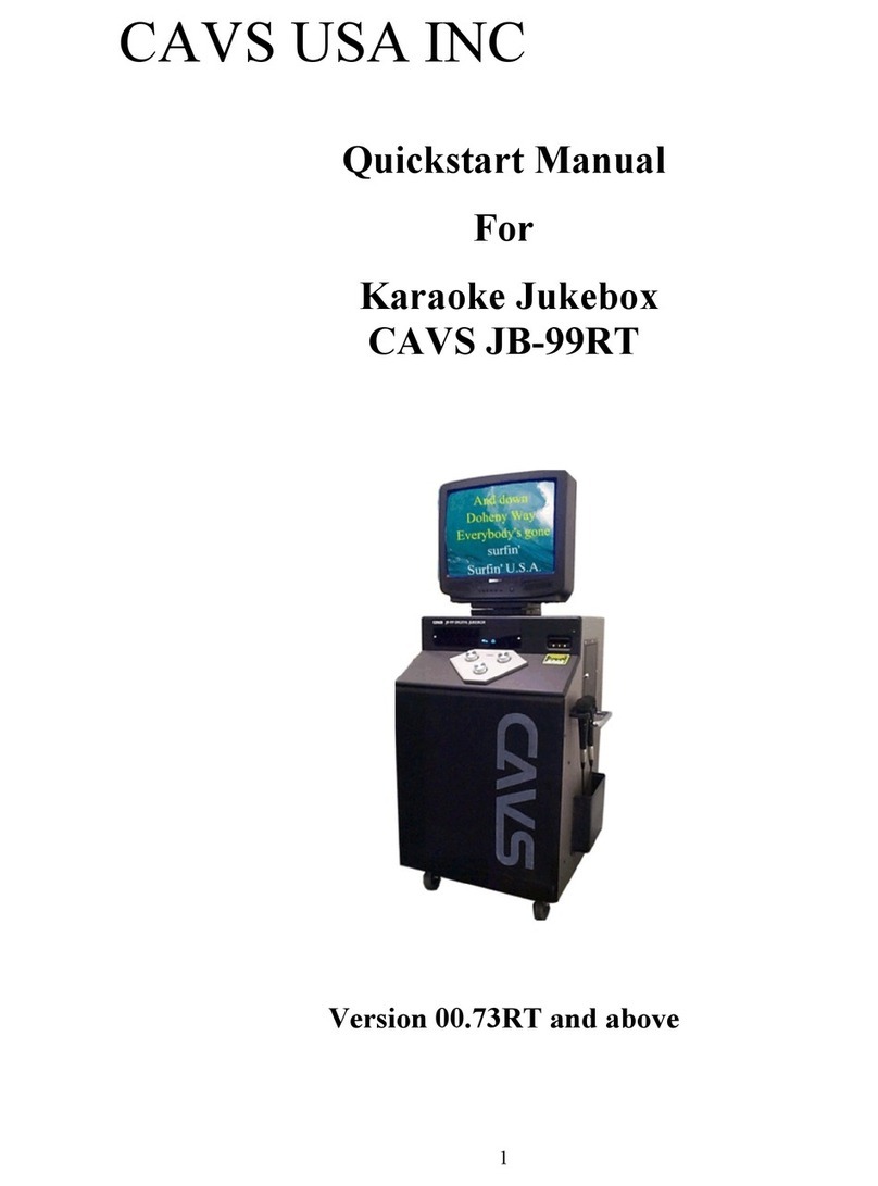 CAVS JB-99RT Instruction manual