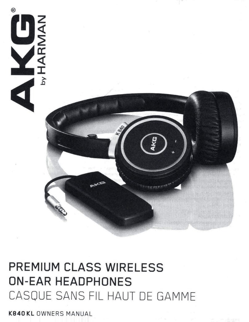 AKG K840 KL owner's manual