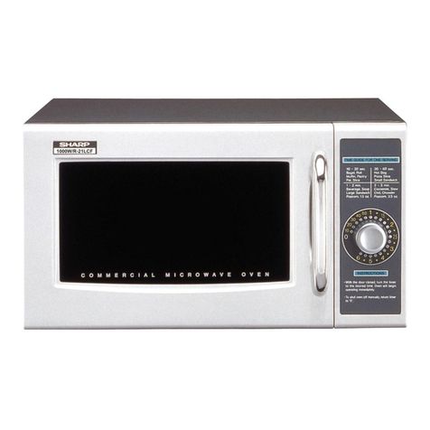 Sharp R-21LCF - Oven Microwave 1000 W User manual