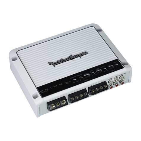 Rockford Fosgate Marine M400-4D Installation & operation guide