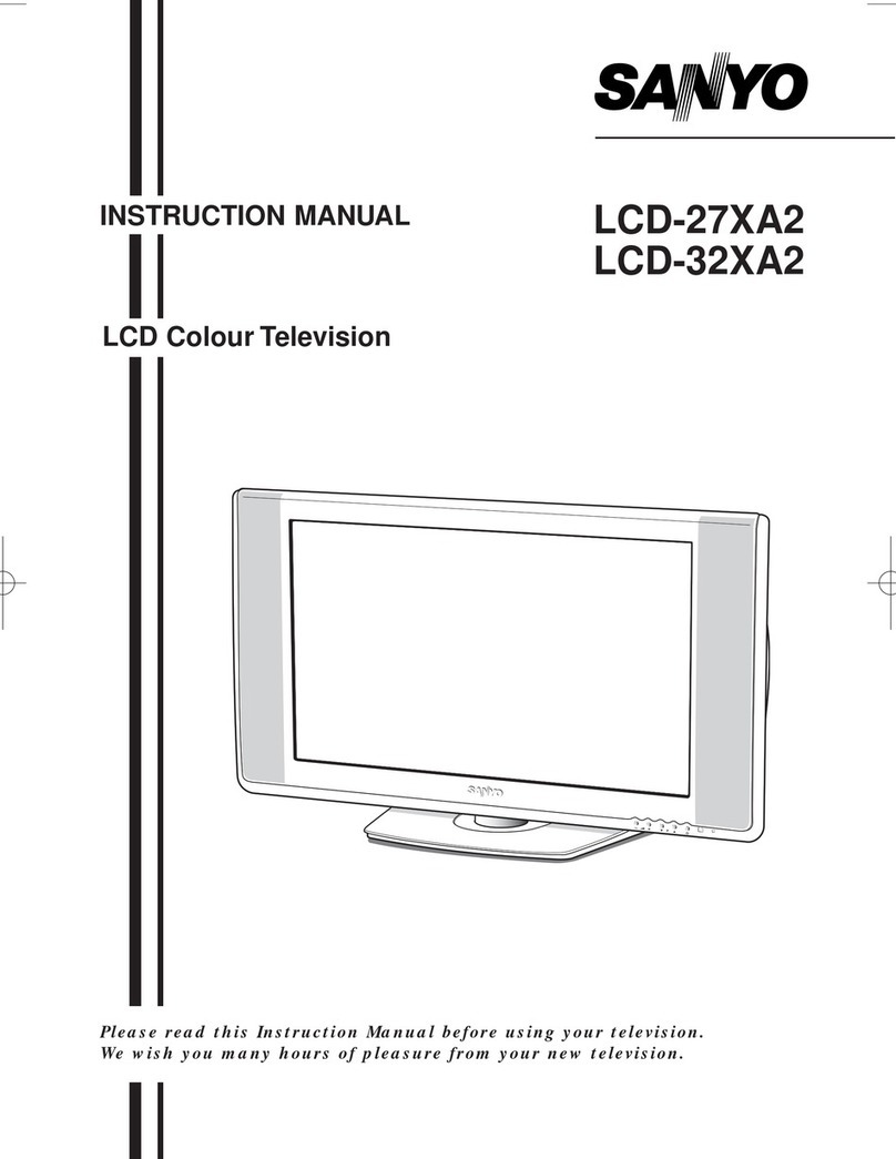 Sanyo LCD-27XA2 User manual Sanyo LCD-27XA2 User manual