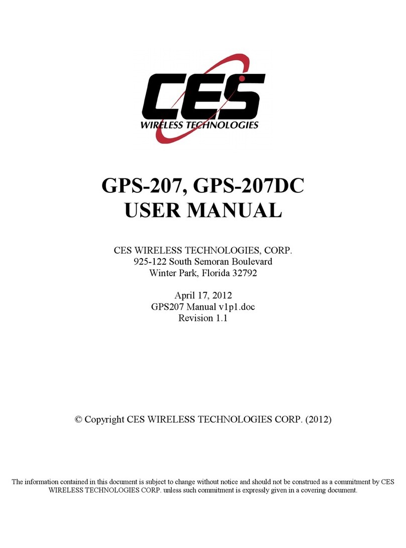 CES GPS-207 User manual