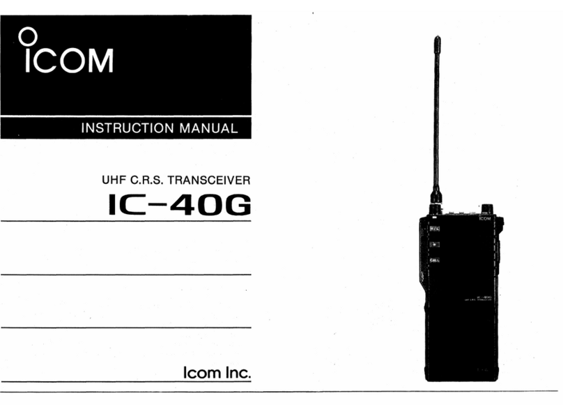 Icom IC-40G User manual