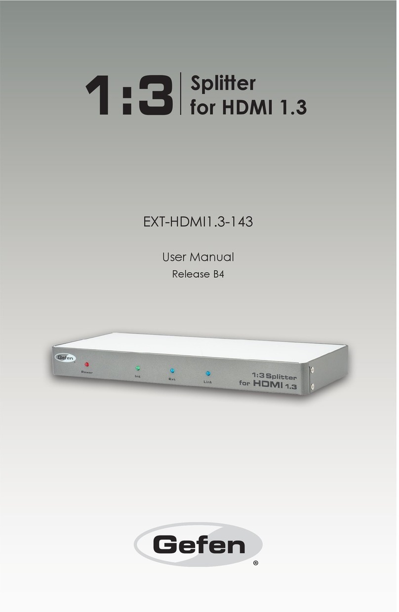 Gefen EXT-HDMI1.3-143 User manual Gefen EXT-HDMI1.3-143 User manual