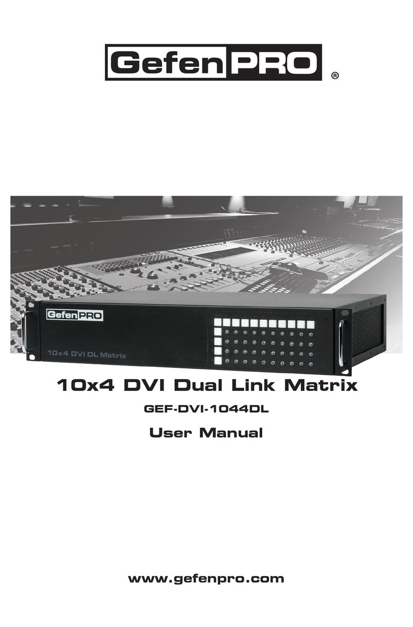 Gefen Pro GEF-DVI-1044DL user manual