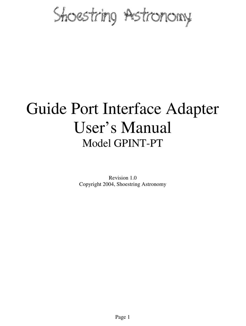 Shoestring Astronomy GPINT-PT user manual Shoestring Astronomy GPINT-PT user manual