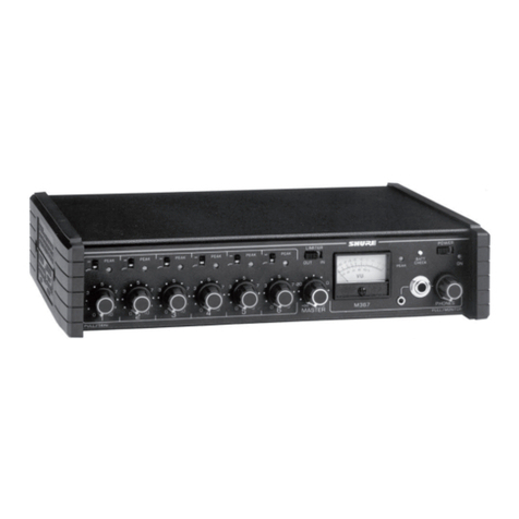 Shure M367 User manual