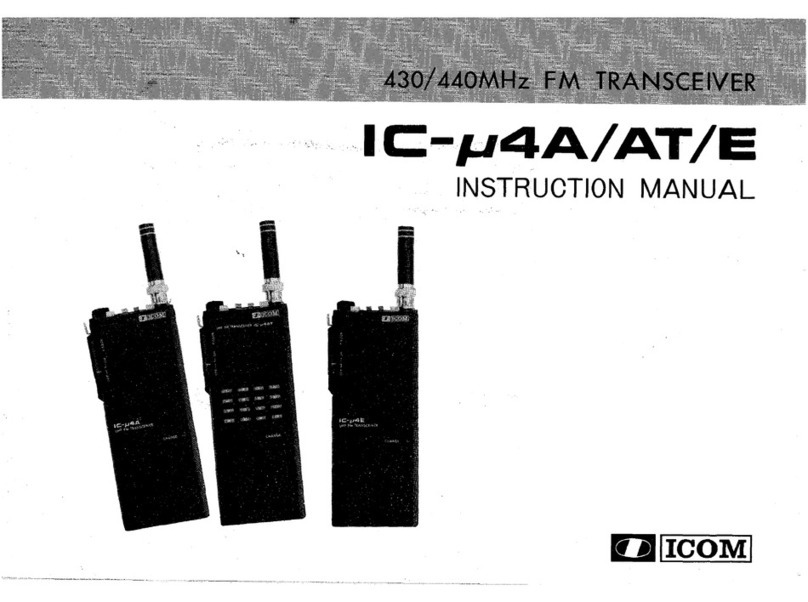 Icom IC-M4A User manual